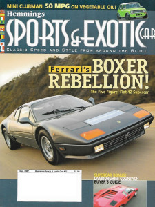 HEMMINGS SPORTS & EXOTIC CAR 2007 MAY - FERRARI BOXER, COUNTACHE, MINI CLUBMAN